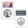 2021 China 30 gram Silver Panda 3-Coin Set NGC MS 70 FR