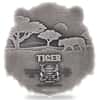 2022 Chad 1 oz Silver Tiger Coin Serial #2 Shaped High Relief (w/Box)