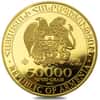 2023 Armenia 1 oz Gold Noah's Ark 50000 Dram Coin BU