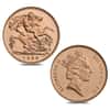 Gold Queen Elizabeth II Portrait Half Sovereign 4-Coin Proof Set
