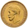 Russia 10 Roubles Nicholas II Gold Coin NGC MS 64 (Random Year)