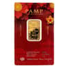 5 gram PAMP Suisse Good Luck Gold Bar .9999 Fine (In Assay)