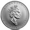 2002 1 oz Canadian Silver Maple Leaf Horse Privy Reverse Proof Coin