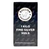 Box of 10 - 1 Kilo Bullion Exchanges Silver Bar .9999 Fine