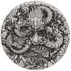 2024 2 oz Antiqued Silver Lunar Dragon Australian Perth Mint NGC MS 70 ER