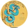 Lot of 20 - 2025 1/10 oz Colorized Gold Lunar Snake BU Perth Mint