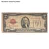 1928 $2 Bill Legal Tender Currency Note Red Seal Cull