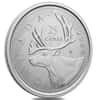 2024 Canada 1 oz Silver W Mint Mark Caribou Tribute Coin