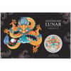 2024 1 oz Colorized Silver Lunar Dragon Coin Perth Mint