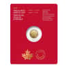 2022 1/10 oz Canadian Treasured Gold Maple Leaf $5 Coin BU - Year of the Tiger