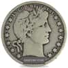 Barber Half Dollar 90% Silver Fine (Random Year)
