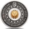 2023 Tuvalu 1 oz Antiqued Silver Lunar Year of The Rabbit Rotating Charm (w/Box & COA)