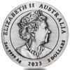 2023 2 oz Antiqued Silver Lunar Year of The Rabbit Australian Perth Mint (w/Box & COA)