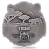 2022 Chad 1 oz Silver Tiger Shaped High Relief Coin .999 Fine (w/Box)