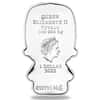 2022 1 oz Tuvalu Homer Simpson Mini Shaped Silver Coin .999 Fine (w/Box & COA)