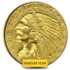 $2.5 Indian Gold Eagle Coin (Random Year)