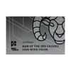 2022 Solomon Islands 2 oz Ram of the 3rd Chakra Colorized Silver Coin .9999 Fine (w/Box & COA)