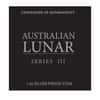 2023 1 oz Proof Silver Lunar Year of The Rabbit Australian Perth Mint (w/Box & COA)