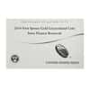 2014 W 1/2 oz $10 First Spouse Eleanor Roosevelt Gold Unc Coin (w/Box & COA)
