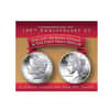 2021 BVI 1 oz Gilded Silver 100th Ann. Last Morgan & First Peace Dollar Coin