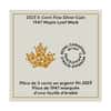 2023 Canada 2 oz Proof Silver 1947 Maple Leaf Mark 5-Cent Coin