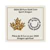 2024 Canada 1/20 oz Spirit Dragon Proof Gold Coin