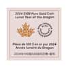 2024 Canada 1/2 oz Lunar Year of the Dragon Proof Gold Coin
