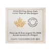 2024 Canada 1 oz Lunar Year of the Dragon Proof Silver Coin