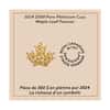 2024 Canada 1 oz Platinum Maple Leaf Forever Coin