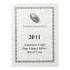 2011-W 1 oz Proof Silver American Eagle (w/Box & COA)