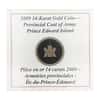 2009 Canada $300 Prince Edward Island Coat of Arms 60 gram 14 Karat Proof Gold Coin (w/Box & COA)