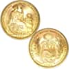 1965 -1967 Peru 2.5 oz .900 Fine Gold 5-coin Soles Set W/Box