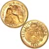1965 -1967 Peru 2.5 oz .900 Fine Gold 5-coin Soles Set W/Box