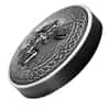 2016 2 oz Cook Islands Silver Norse Gods Heimdall Ultra High Relief NGC MS 70 Antiqued First Releases w/COA