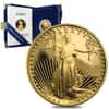 1990-P 1/2 oz $25 Proof Gold American Eagle (w/Box & COA)
