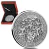 2016 Cook Islands 5 oz Silver The Norse Gods Ultra High Relief Antiqued (w/Box & COA)