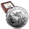 2016 Somalia 1 oz Silver African Elephant Proof High Relief (W/Box & COA)