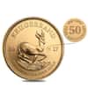 2017 South Africa 1 oz Gold Krugerrand BU (50th Annv. Privy)