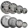 2007-W Platinum 1.85 oz Proof American Eagle 4-coin set (W/Box & COA)