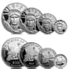 2003-W Platinum 1.85 oz Proof American Eagle 4-coin set (W/Box & COA)