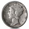 $500 Face Value Bag - 5000 Coins - Mercury Dimes 90% Silver (Circulated)