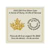 2022 Canada 1 oz A Sense of Duty A Life of Service Silver Coin .9999 Fine (w/Box & COA)