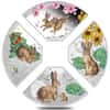 2023 4 oz Silver Lunar Year of The Rabbit Quadrant 4-Coin Set Australian Perth Mint (w/Box & COA)