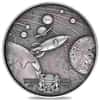 2022 Chad 2 oz Silver Doge on The Moon High Relief Coin NGC MS 70 ER One of First 100