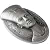 2023 3 oz Silver The Nefertiti Bust 3D Shaped Coin Djibouti .999 Fine (w/Box & COA)