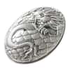 2024 5 oz Silver Dragon Egg 3D Shaped Coin Djibouti .999 Fine (w/Box & COA)