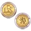 First Czechoslovakia Republic Gold/Silver Bimetallic 10-Coin Set