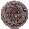 1837-1891 Seated Liberty Dime 10C Silver Coin Circulated (Random Year)