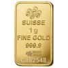 1 Gram PAMP Suisse Rosa Gold Bar .9999 Fine (in Assay)