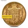 20 Kroner Denmark Gold Coin AGW .2593 oz AU/BU (Random Year)